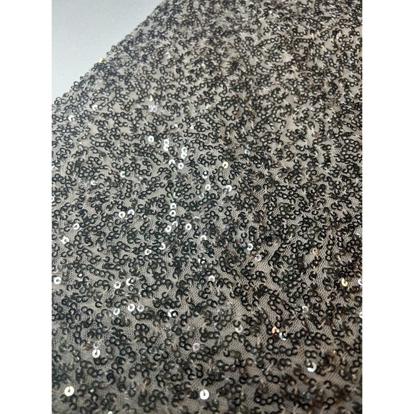 Mango Sequin V Neck Cami Tank Spagetti Strap Lined Sparkly Chic Top Size XS / 2 - Picture 6 of 14